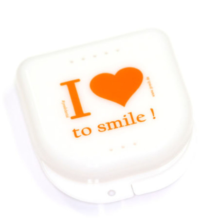 Presh.S Schienen-/ Zahnspangenbox: I LOVE TO SMILE